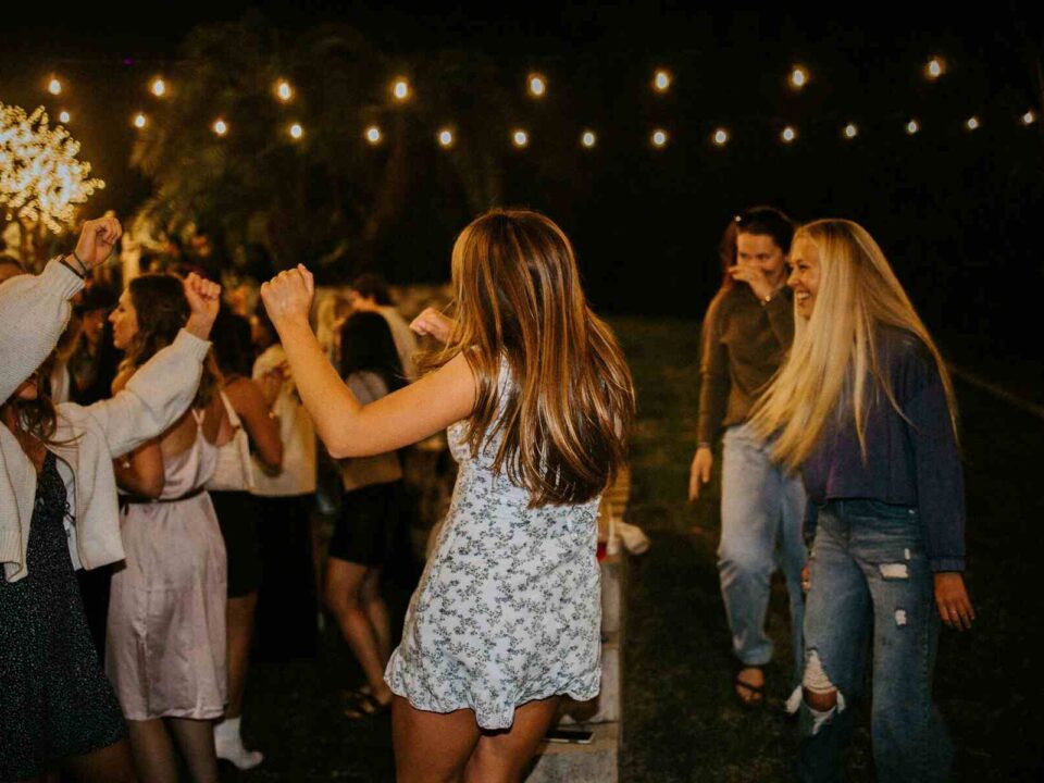 Women Dancing to Spring Fling Playlist