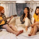 Workers Day playlist on Friday 1 May featuring relaxed music genres playing in a calm home environment for rest and reflection