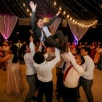 Secret to Full Dancefloor at a Wedding with guests dancing together